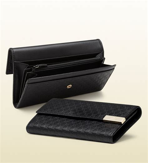 gucci continental wallet black|gucci continental wallets for women.